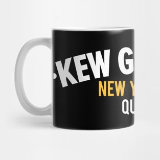 Minimalist Kew Gardens Logo - Capturing the Essence of Queens Mug